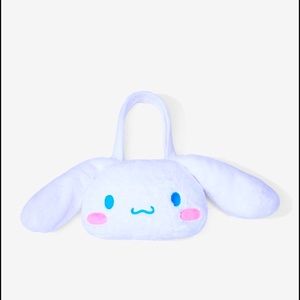 Cinnamoroll Big Face Fuzzy Tote Bag NWT
